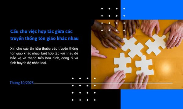 Ý cầu nguyện tháng 10/2025